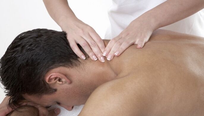massage for spinal osteochondrosis