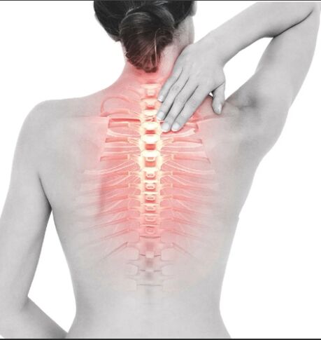 Osteochondrosis of the thorax area
