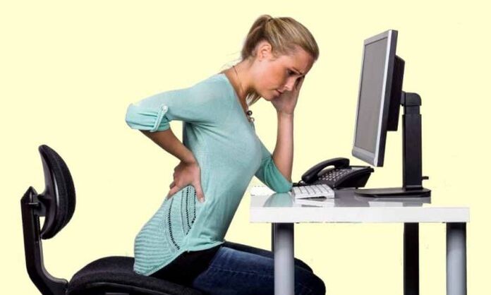 Work on enlargement of osteochondrosis computer