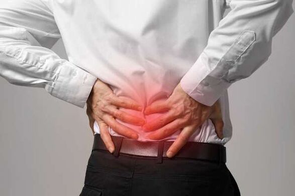 Osteochondrosis of the lumbar area