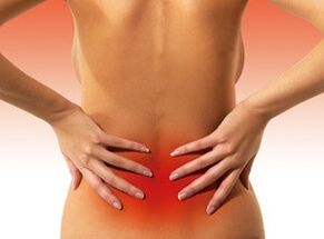 Causes of spy in the lower back